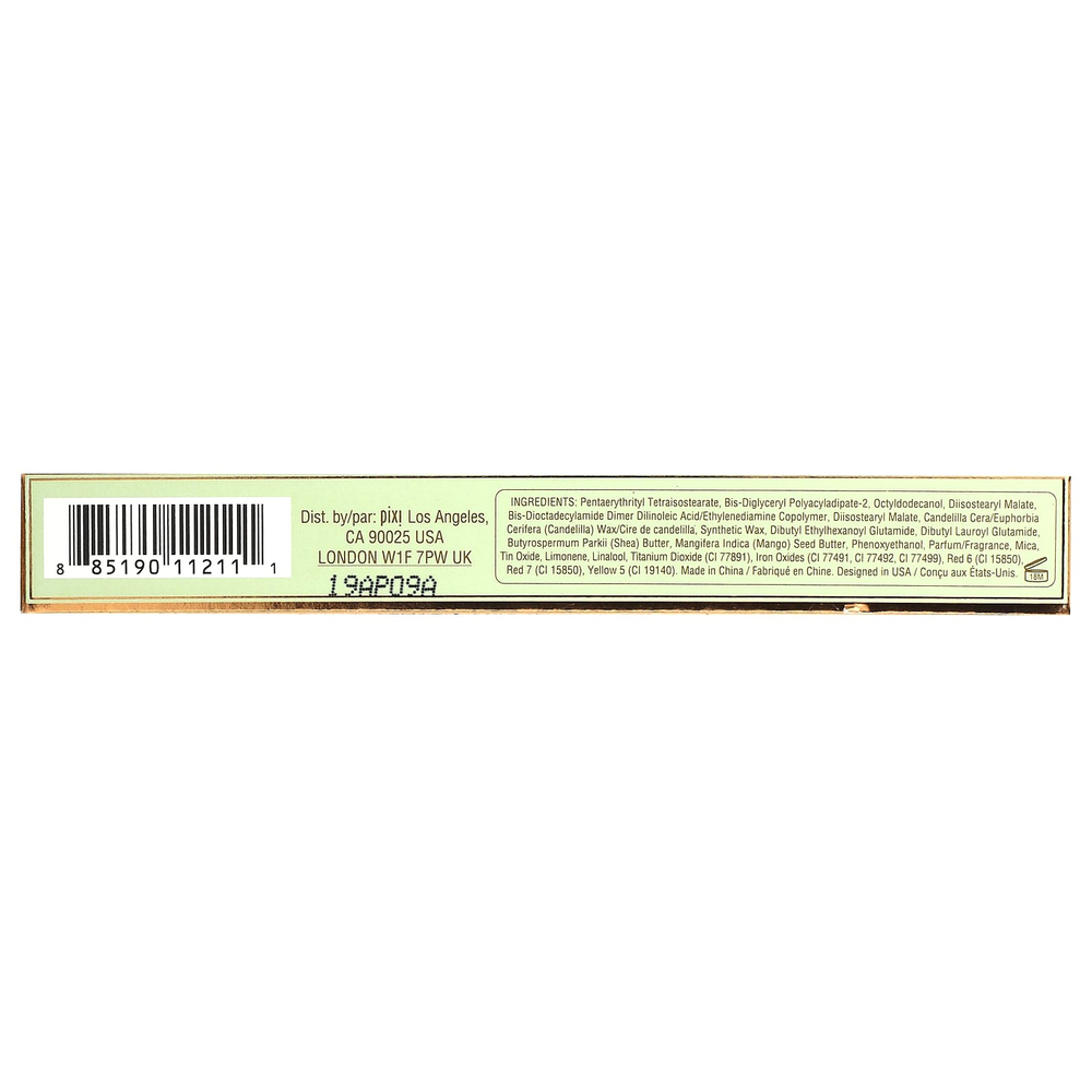 Pixi Beauty, LipGlow, бальзам для губ с оттенком, 0300 рубиновый, 1,5 г (0,05 унции)