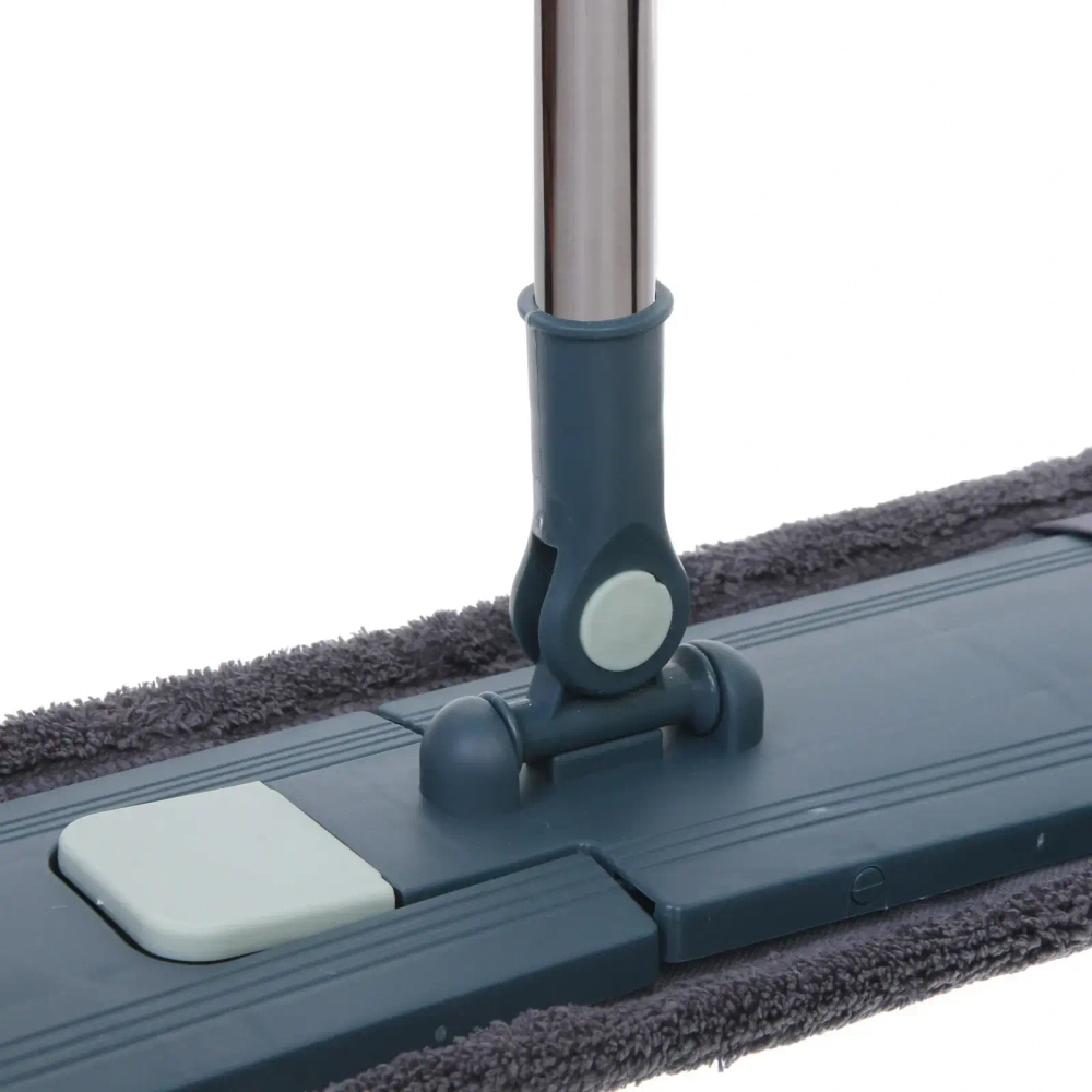 Швабра Селфи с насадкой из микрофибры, насадка 130гр Gray