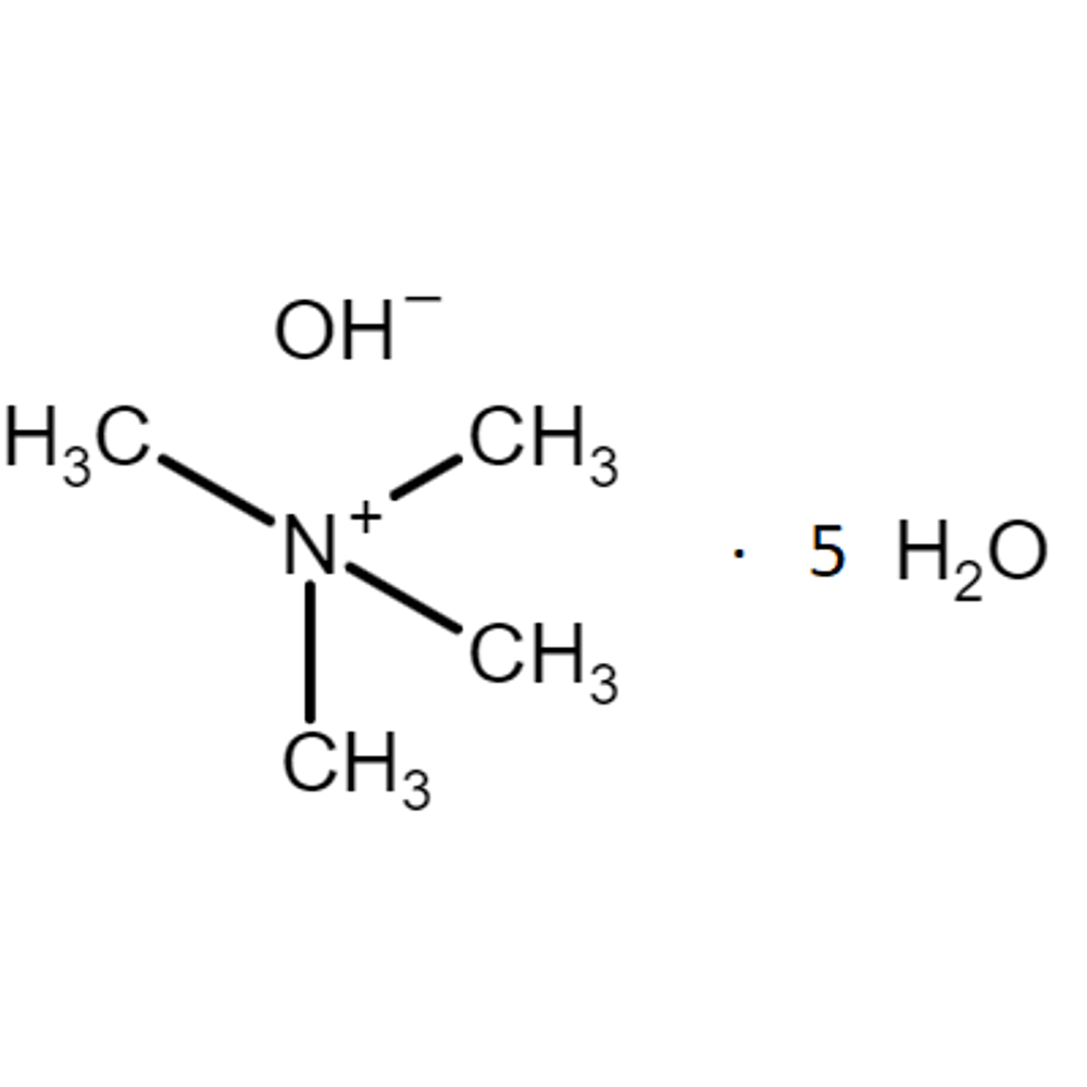 тетраметиламмоний гидроксид пентагидрат формула структура