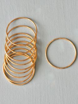 Набор колец металлических 7 см, 10 шт