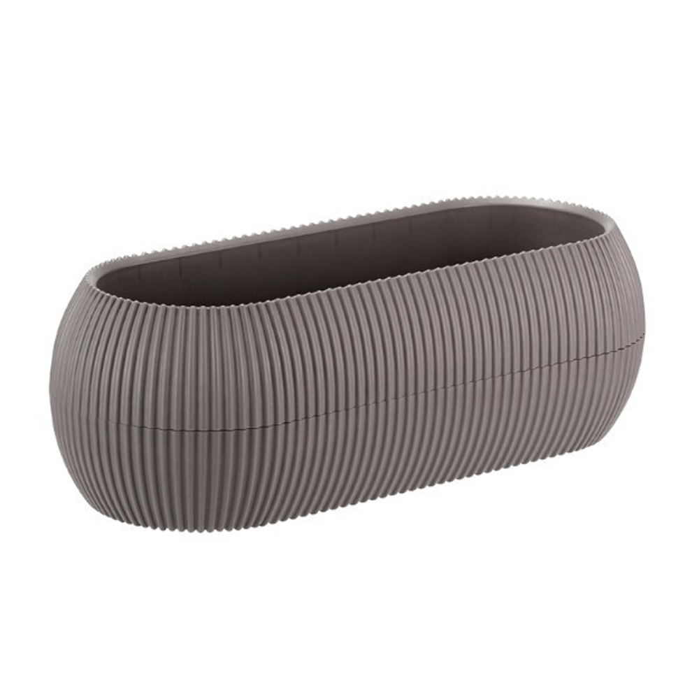 Кашпо ПИКАНТО овальное 280*115*90мм 1,3 л с пристегнутым поддоном