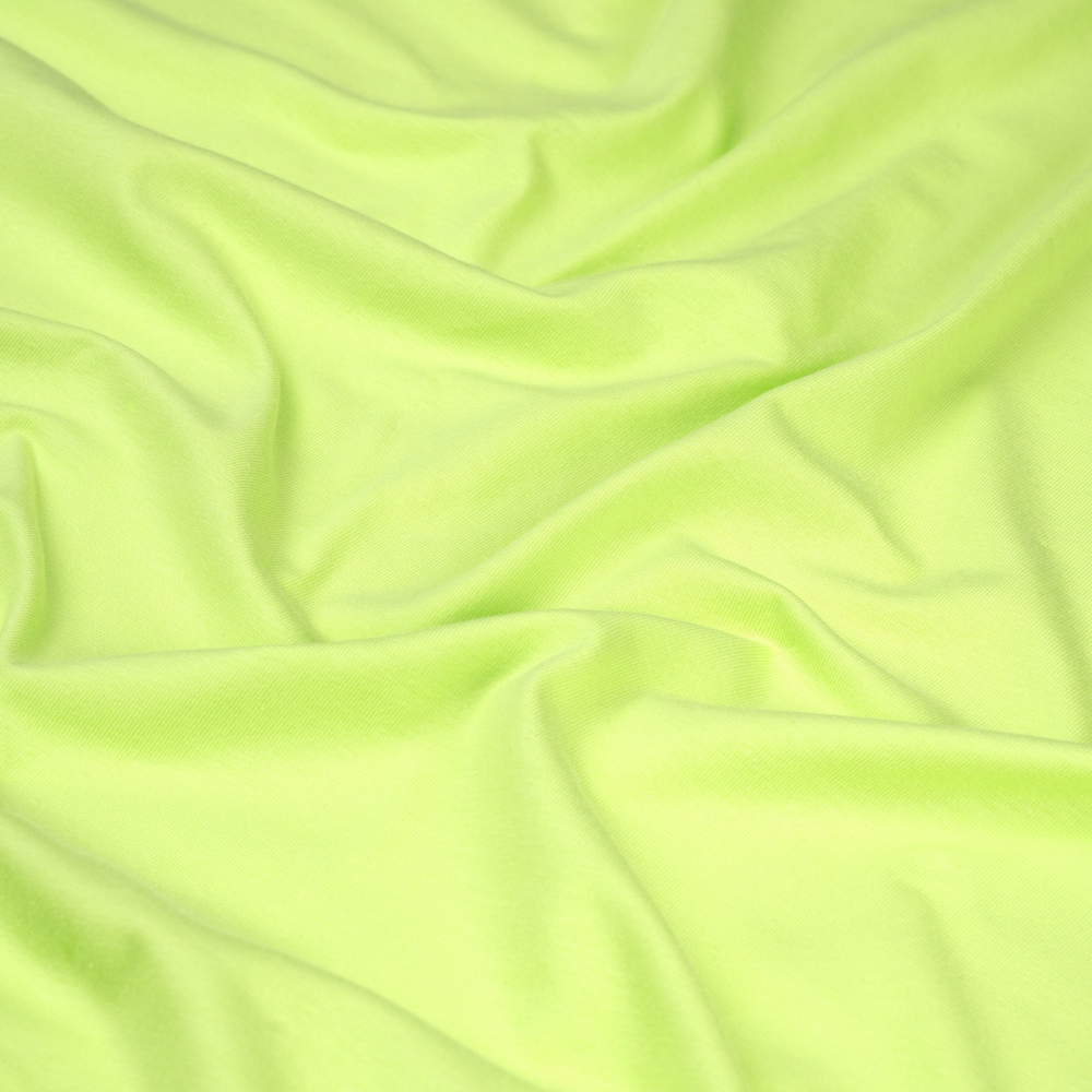 Кулирная гладь, 92% хлопок, 8% ПУ(эластан), 185 гр/м2, св.зелёный (11755)