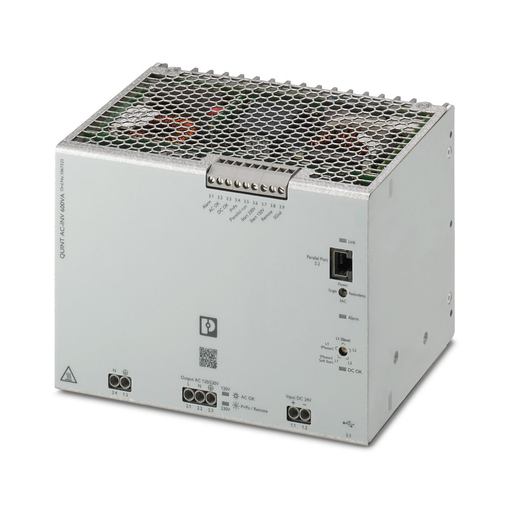 1067325 - QUINT4-INV/24DC/1AC/600VA/USB - Инвертор DC/AC