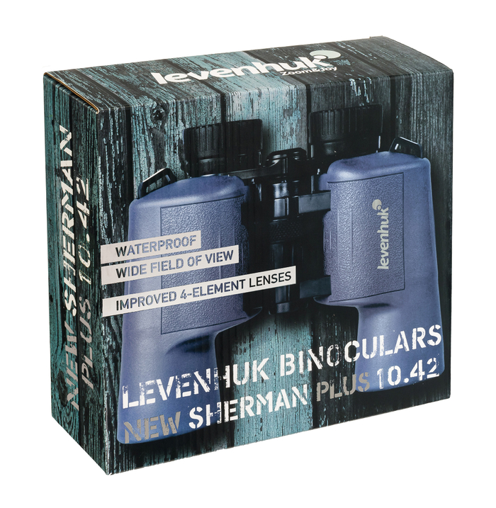 Бинокль Levenhuk New Sherman PLUS 10x42