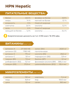Корм для собак средних и крупных пород VD Hepatic HPN, диетический, полнорационный при хронической печеночной недостаточности, 2.5 кг, QUATTRO