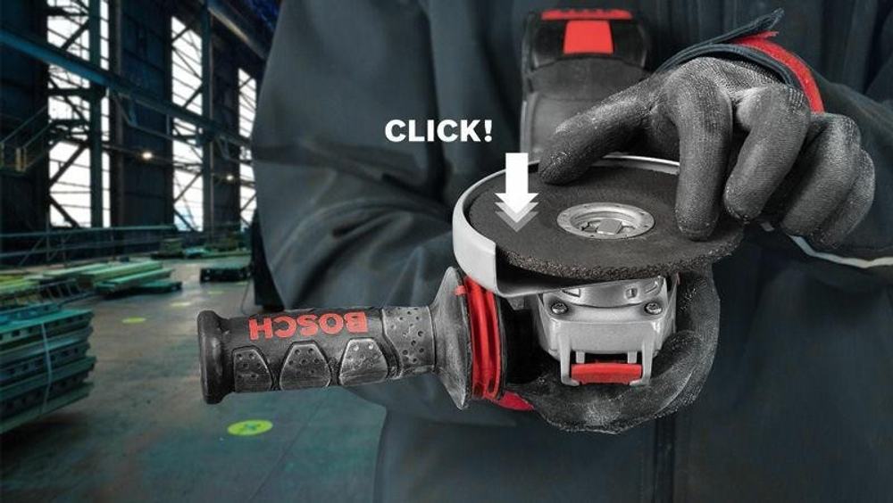 Угловая шлифмашина сетевая BOSCH GWX 10-125 X-LOCK 06017B3000