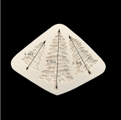 Молд силиконовый "Три Елочки"