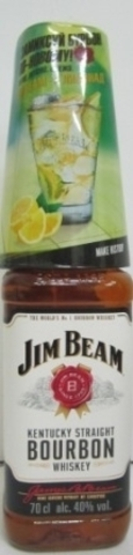 Виски Джим Бим +стакан