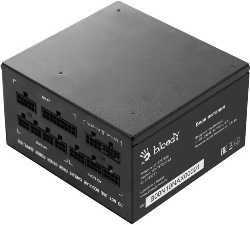 Блок питания ATX Bloody BD-PS750G-M