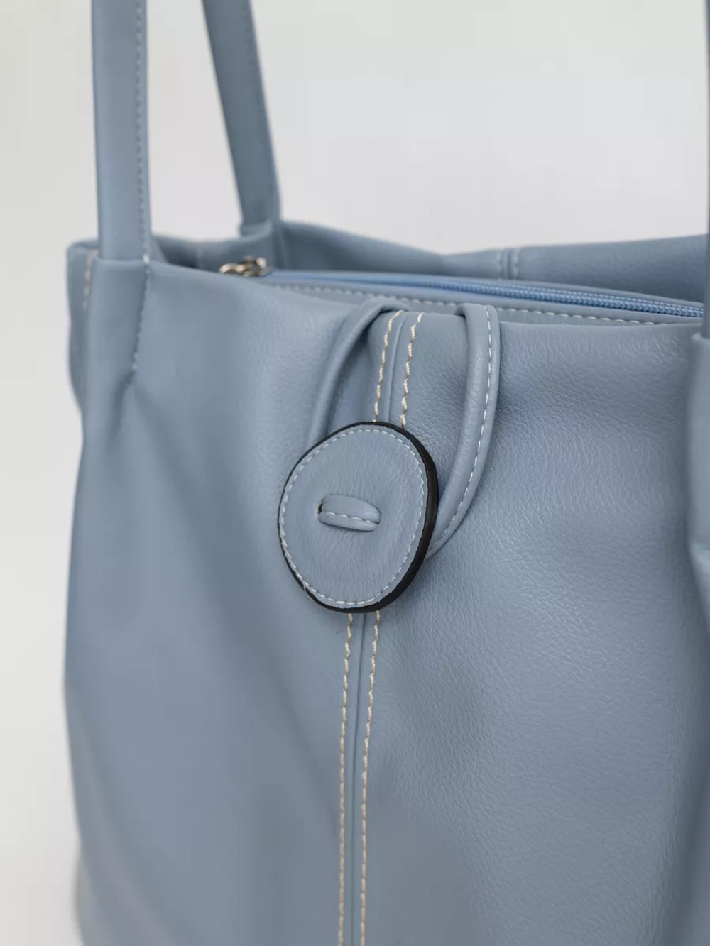 Сумка большая через плечо шоппер мешок