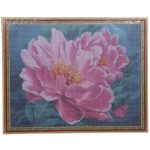 Алмазная мозаика на подрамнике с полным заполнением «МИР ЯРКИХ КРАСОК», лотос, 40*50см