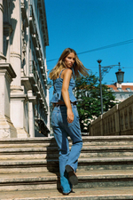 Джинсы z1975 '90s straight в стиле 90-х с высокой посадкой и ремнем