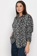 Рубашка Сладкий поцелуй (черно-белая) Б14984-4М LT Collection