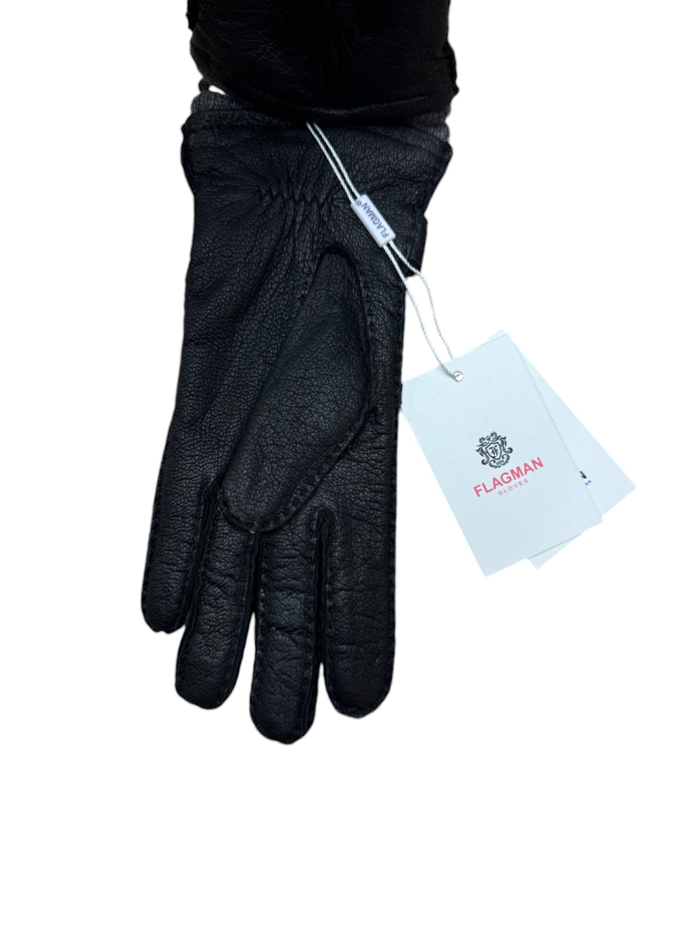 Перчатки.Женские.Кожаные. Кожа оленя. Подклад: трикотаж-шерсть. 5 шт в упаковке.