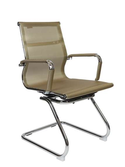 Кресло офисное Норден / Хельмут CF / бронзовая сетка (конференц) / хром