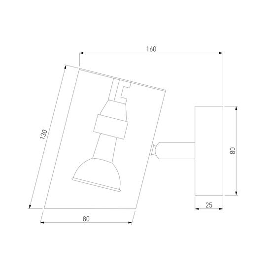 70147/1 / настенный светильник / белый