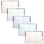 Блокнот БОЛЬШОЙ ФОРМАТ (205х290 мм) А4, 120 л., твердый переплет, лам. обложка, блок 5 цв., клетка, HATBER, "Office Book", 120ББ4В1 07971, B84762