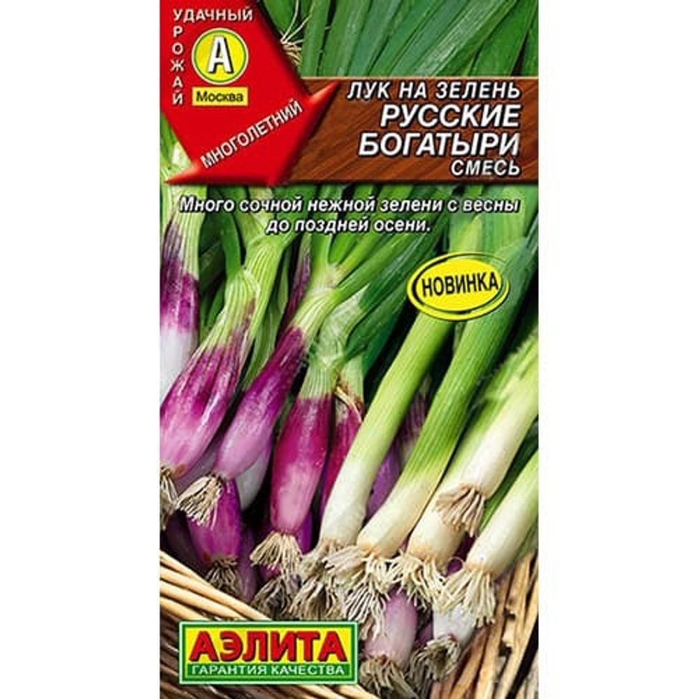 Лук на зелень Русские Богатыри смесь 1гр Аэлита цв