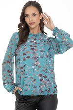 Блуза Волшебный шифон (бирюза) Diolche