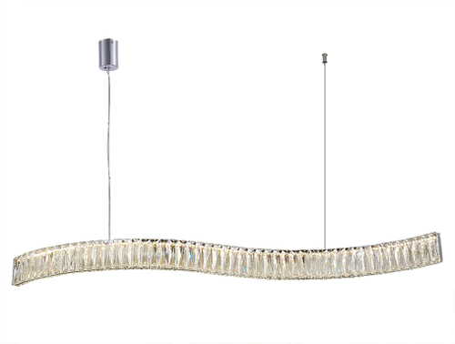 Подвесной светодиодный светильник Newport CRYSTAL 8242N/110 chrome, М0071044