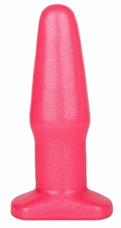 Розовый гелевый плаг на подставке - 14 см. (Цвет: розовый)