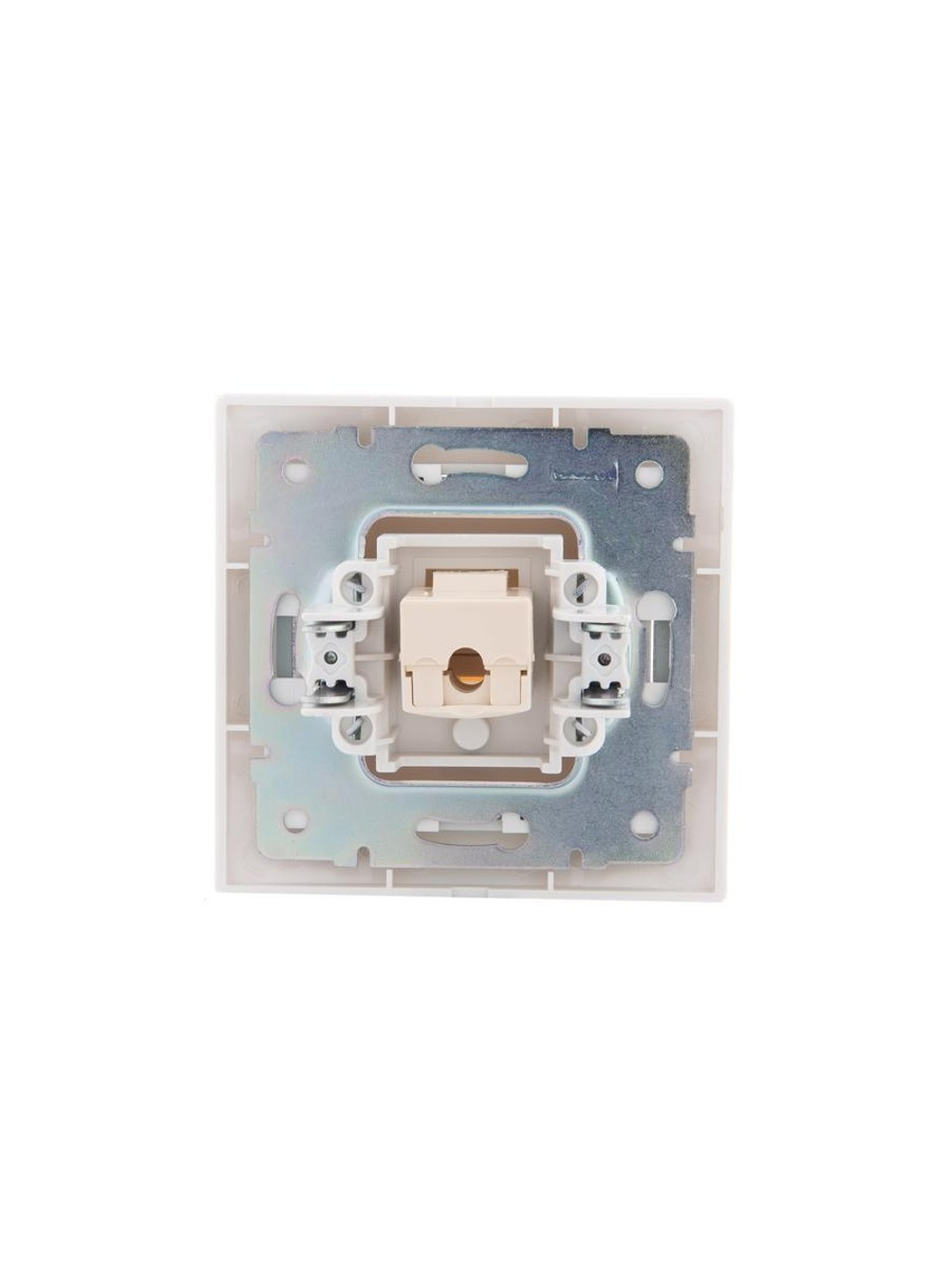 Розетка компьютерная 1-м СП Mira RJ45 бел./сер. LEZARD 701-0215-139