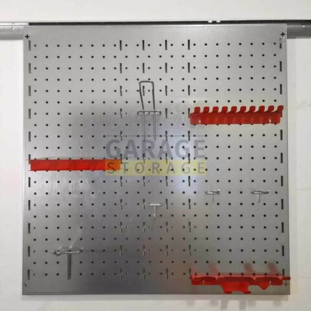 Перфорированная панель для хранения инструмента металлическая