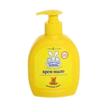 Мыло-крем жидкое УШАСТЫЙ НЯНЬ с олив. маслом и с экстр. алоэ 300 мл