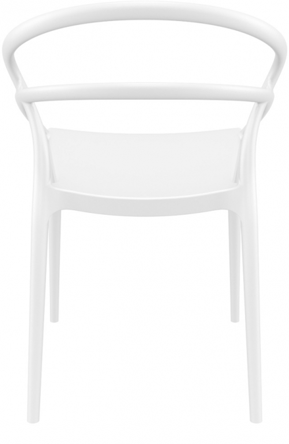 Кресло пластиковое Siesta Contract Pia, белый