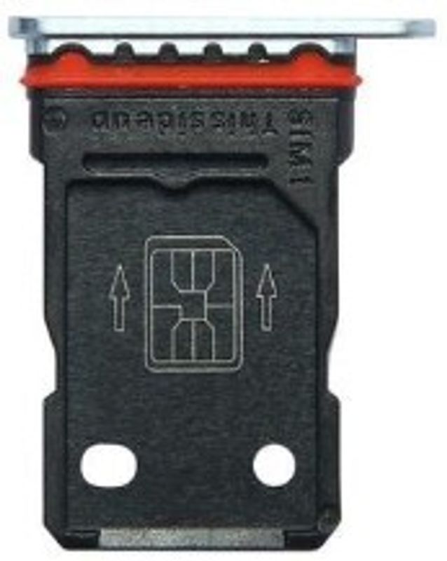 Sim лоток для OnePlus 8T серебристый (Lunar Silver)