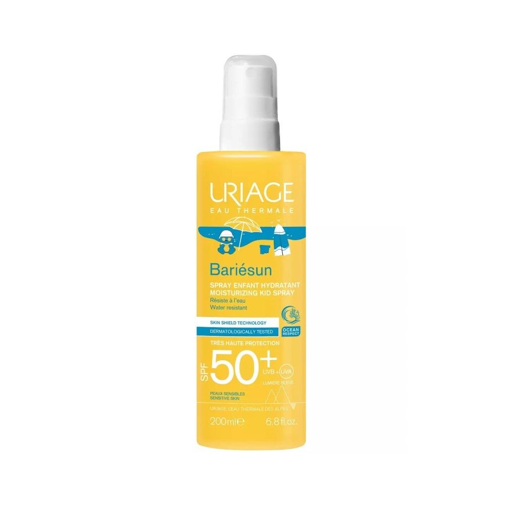 Uriage Bariesun Moisturizing Kid Spray Увлажняющий спрей для детей SPF50+, 200 мл