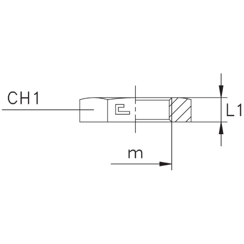 Гайка накидная NT 8L/6S  М14х1.5