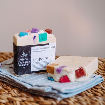 Мыло ручной работы "Конфетти"