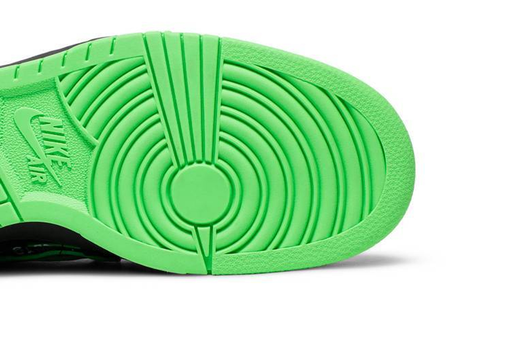Кроссовки Off-White X Nike Rubber Dunk "Green Strike"