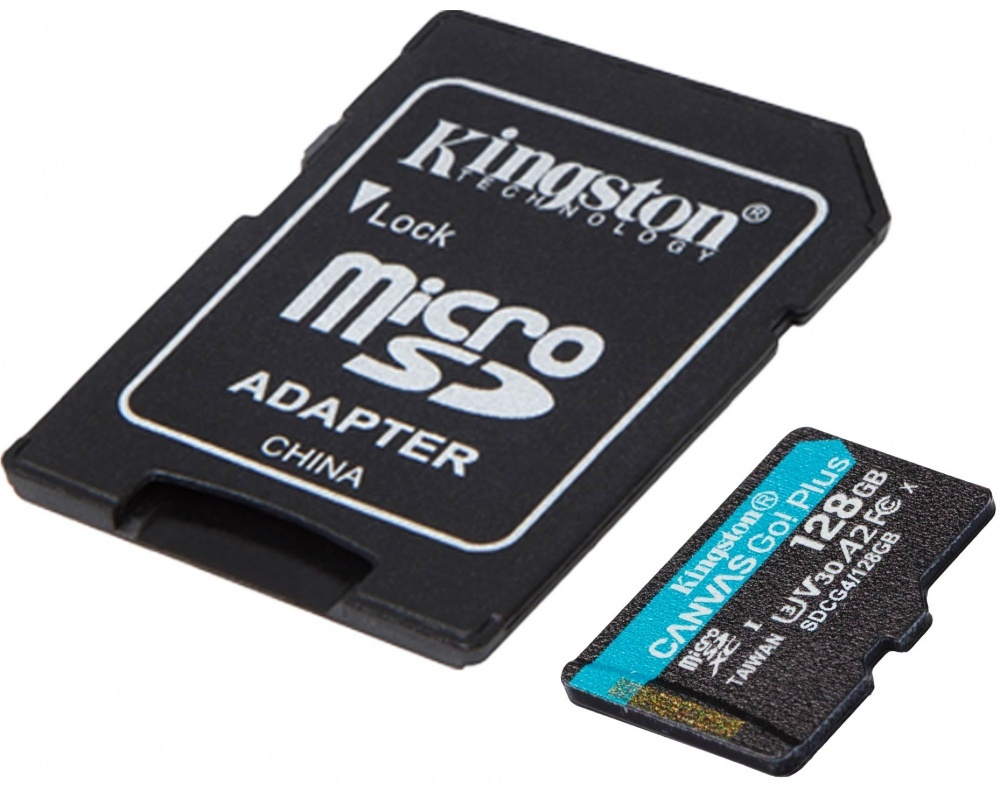 Карта памяти Kingston microSDXC Canvas Go! Plus (SDCG4/128GB) 128 Гб