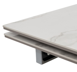 Стол Кентукки ЛАЙТ 140 PANDORA LIGHT, керамика / ЛАТТЕ, М-City