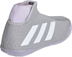 Женские Кроссовки теннисные Adidas Stycon Laceless W - grey two/cloud whie/purple tint