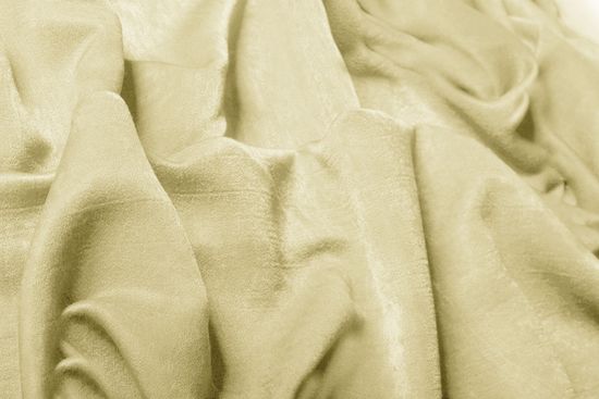 Длинные шторы. Suede (молочный).  Имитация замши