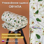 Прохладное утяжеленное одеяло Obyatia со стеклянными микросферами 140х200 / 8кг