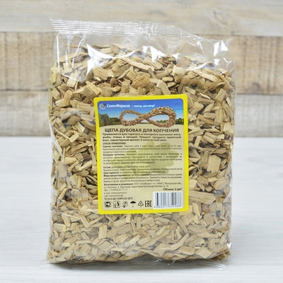 Щепа для копчения "Дуб" 2л