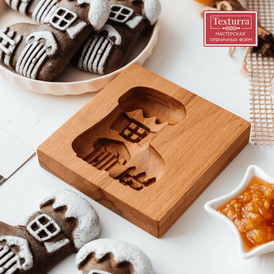 Пряничная форма Валенок-домишка