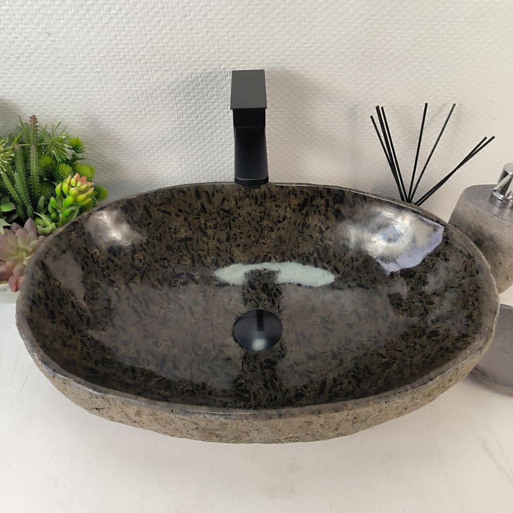 Раковина из речного камня RS-65211 55*37*15 0862