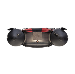 Лодка ПВХ Ривьера Компакт 3200 НДНД красно/черный