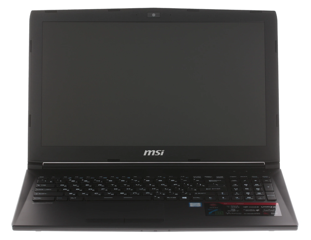 15.6` Ноутбук MSI GL62M 7RD (1920x1080, Intel Core i7-7700HQ, RAM 8ГБ, SSD 128ГБ, NVidia GeForce GTX 1050, OS Windows)