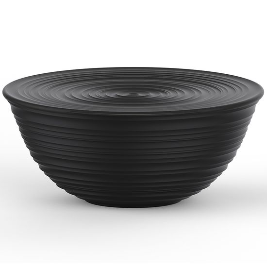 Миска с крышкой tierra, D30 см, черная