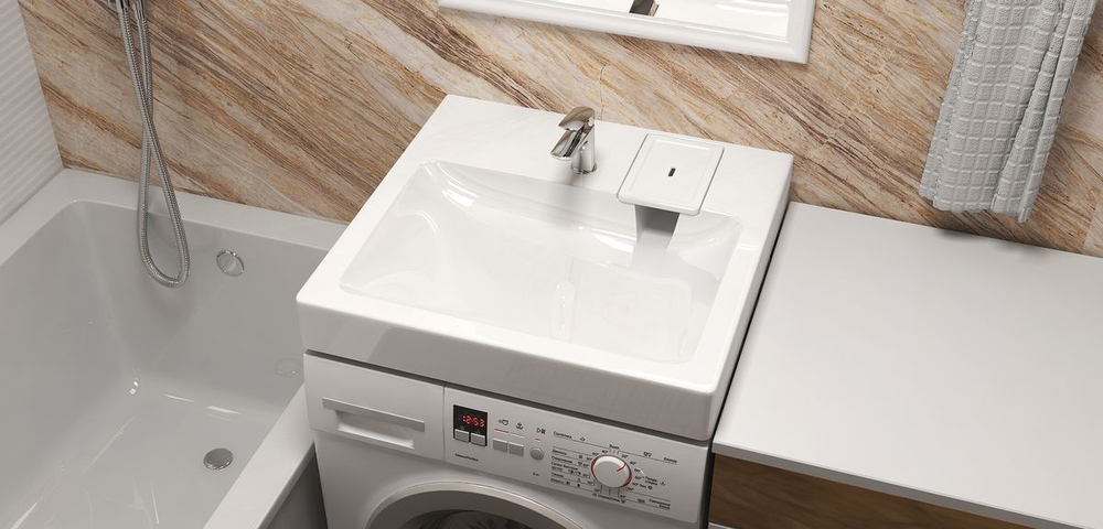 Раковина Монако V51D1 600х583х90 с кронштейном и сифоном