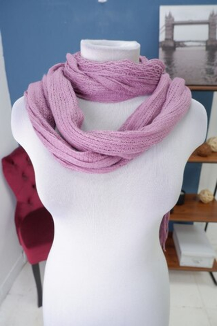 Шарф шерстяной длинный