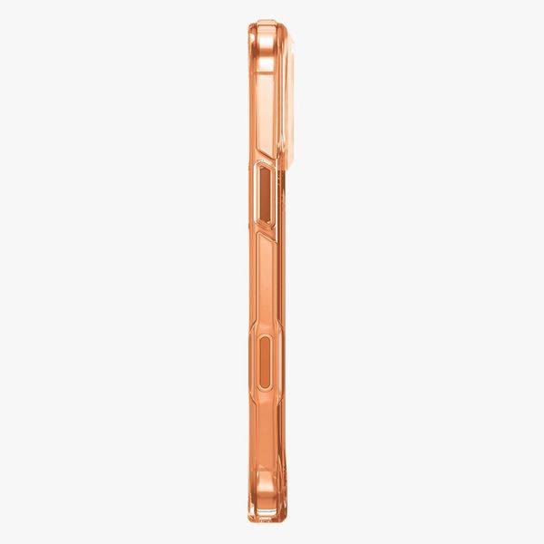 Чехол Uniq Lifepro Xtreme Case для iPhone 17 Pro Max, Прозрачно-оранжевый | Frost Clear/Volt Orange