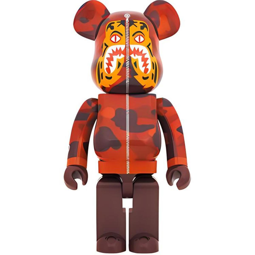 Дизайнерские игрушки BE@RBRICK x BAPR(R) 1000% CAMO TIGER 70cm, 3438664-640481185