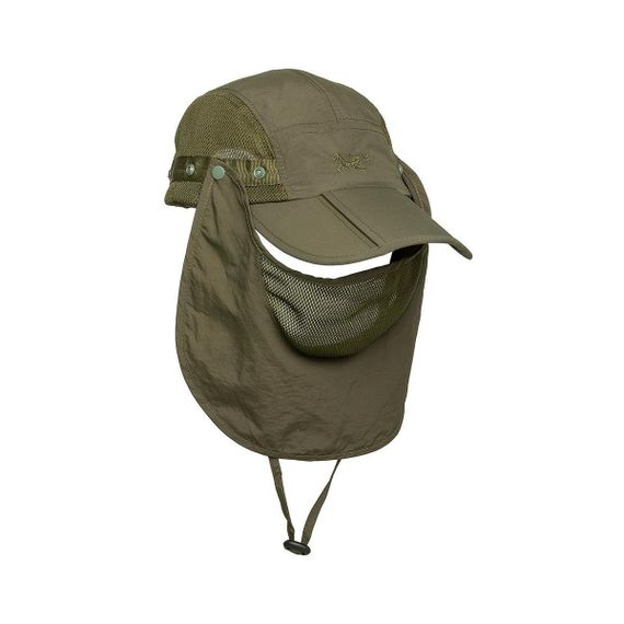 Бейсболка Helios с защитой шеи и лица (олива)